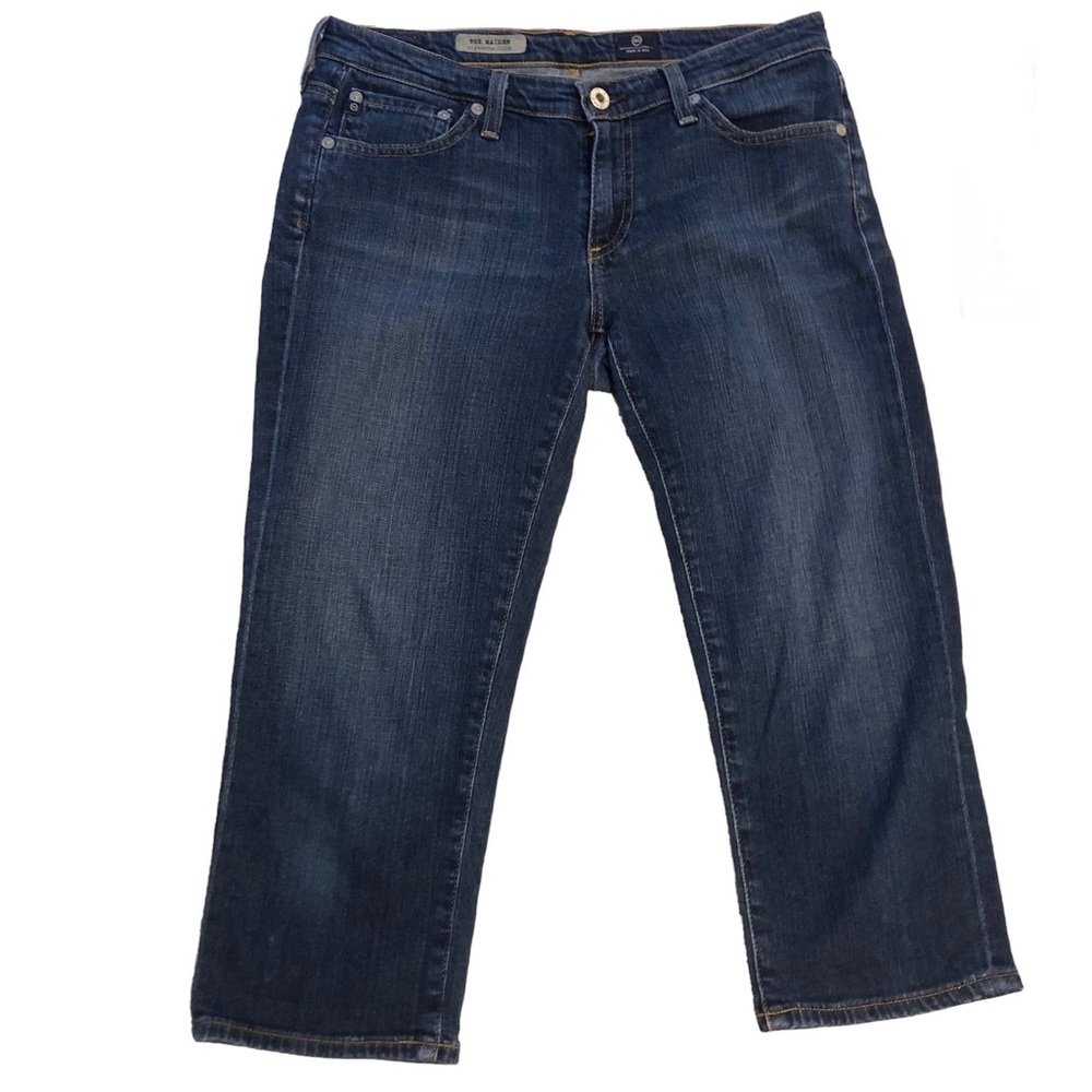 AG Adriano Goldschmied Maiden Cigarette Crop Jeans Capri Size 28 Vintage